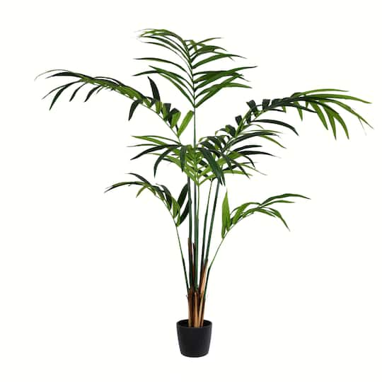 TB190560 6 ft. Artificial Potted Kentia Palm with 118 Leaves, Green